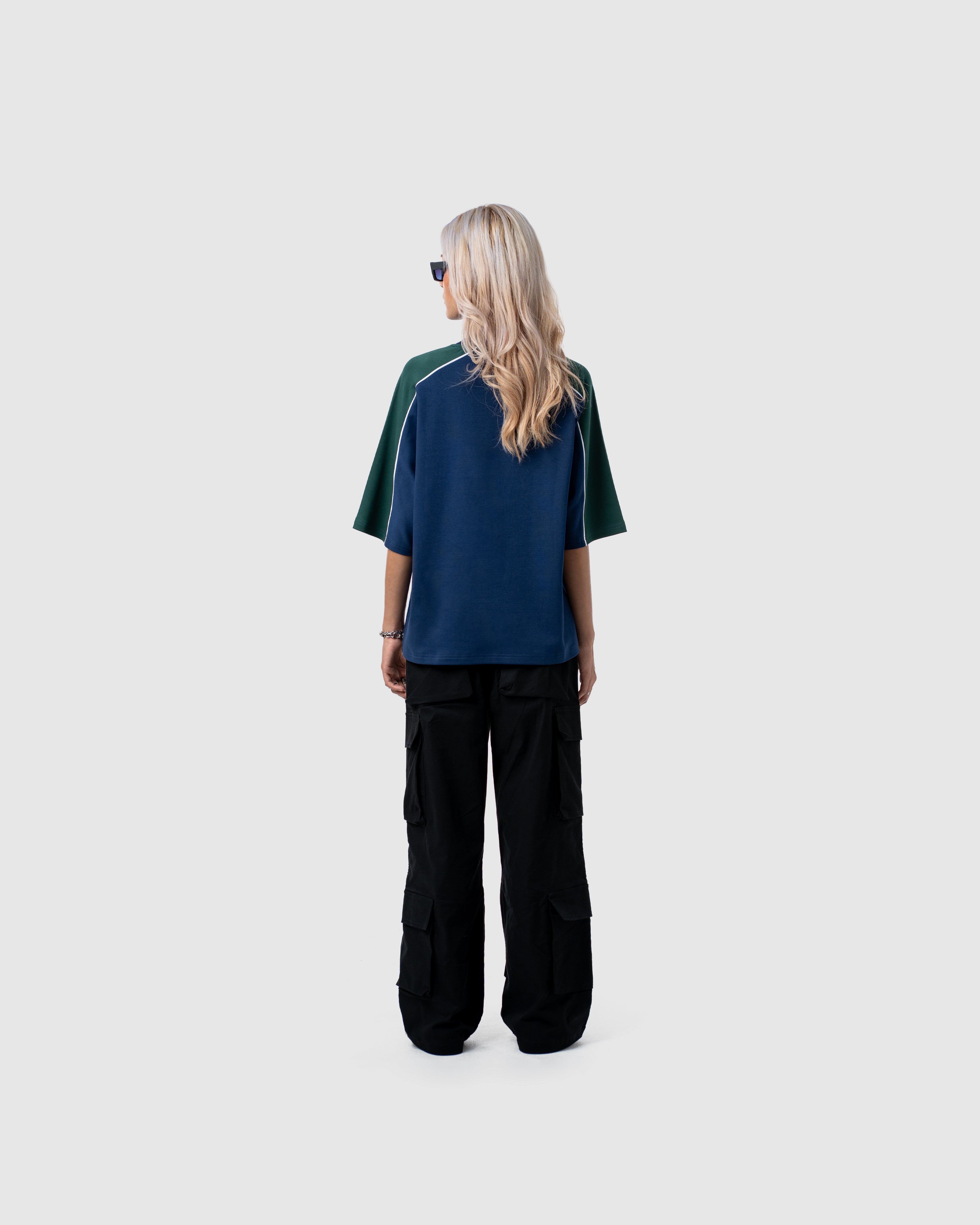 W&R Blue Old School Boxy T-Shirt