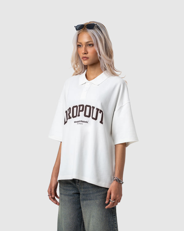 W&R Off-White Boxy Polo