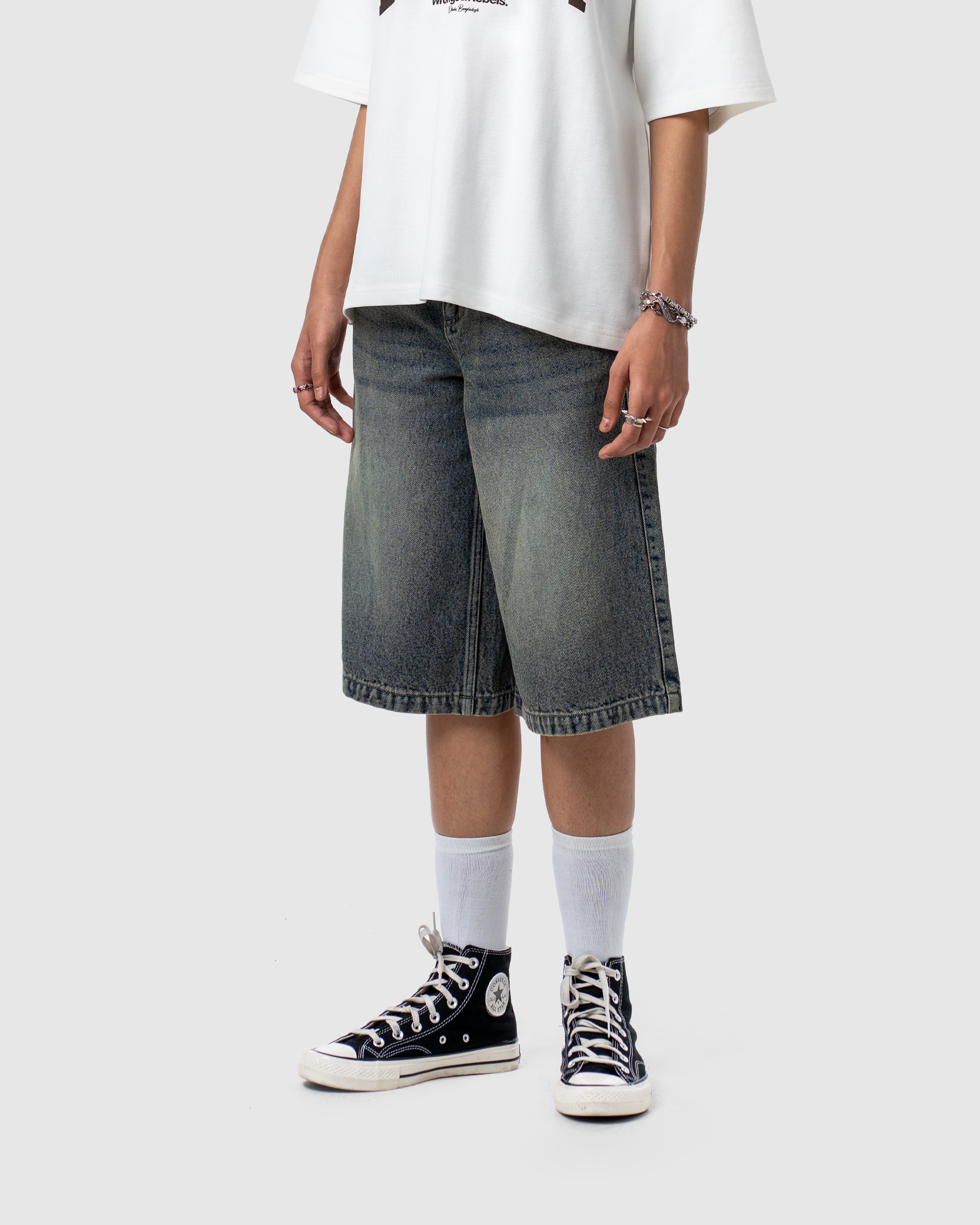 W&R Tinted Grey Jorts