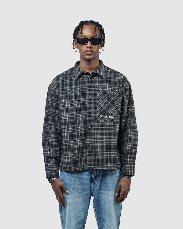 W&R Earth Boxy Check Shirt