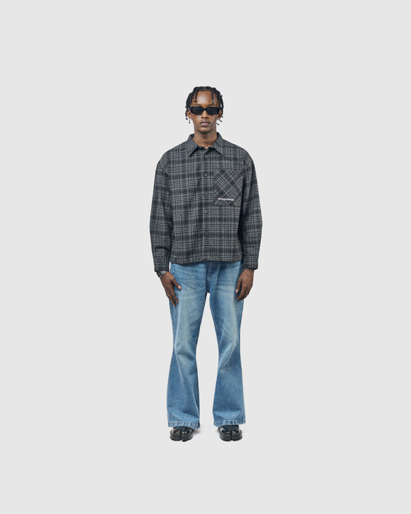 W&R Earth Boxy Check Shirt