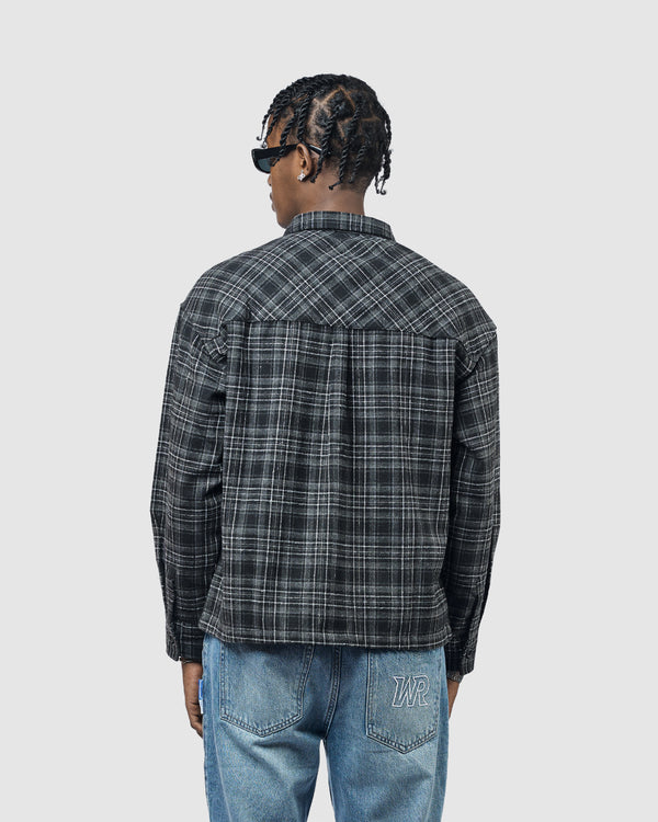 W&R Earth Boxy Check Shirt