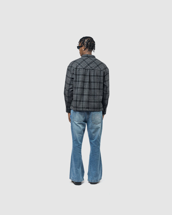 W&R Earth Boxy Check Shirt