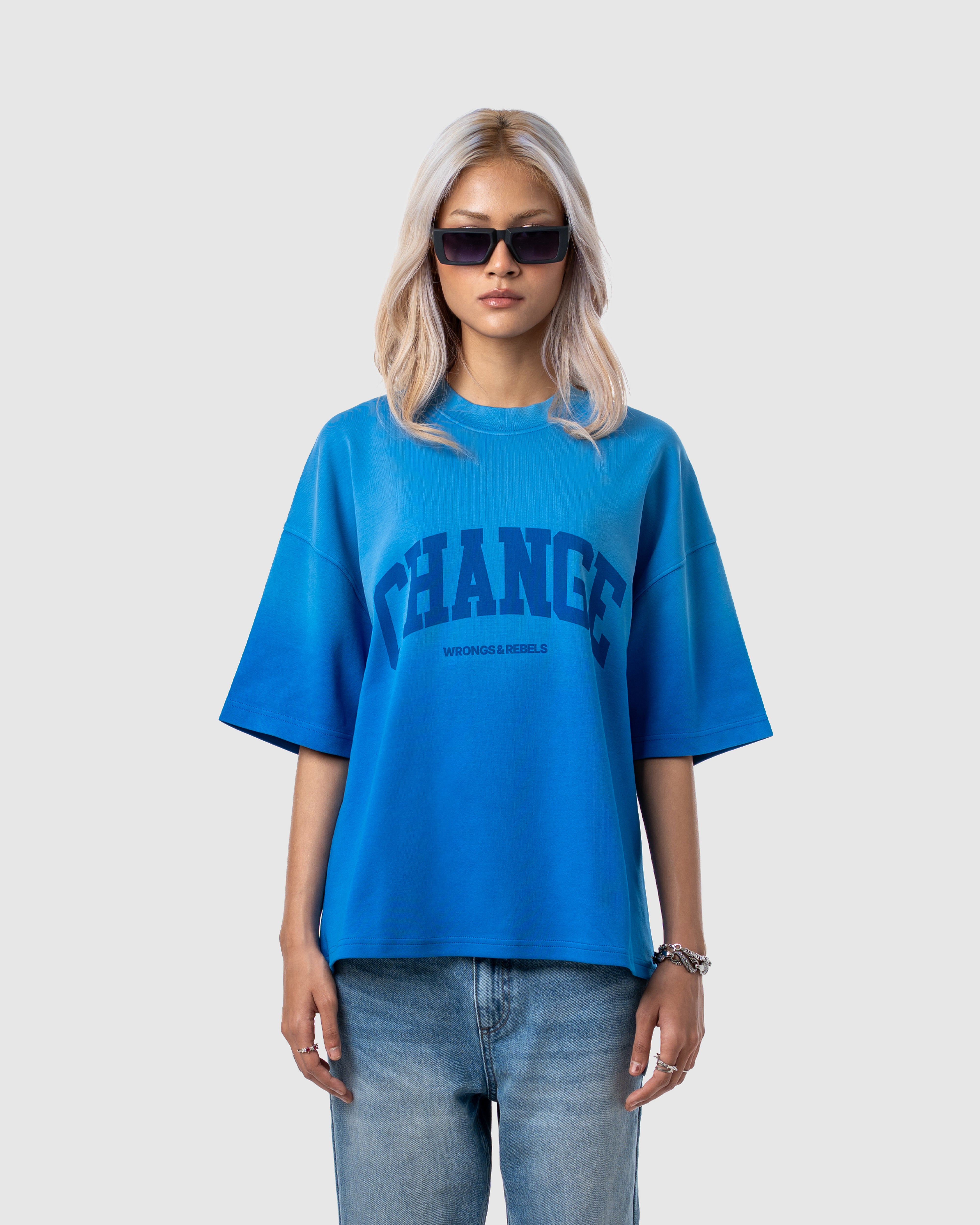 W&R Absolute Blue Boxy T-Shirt