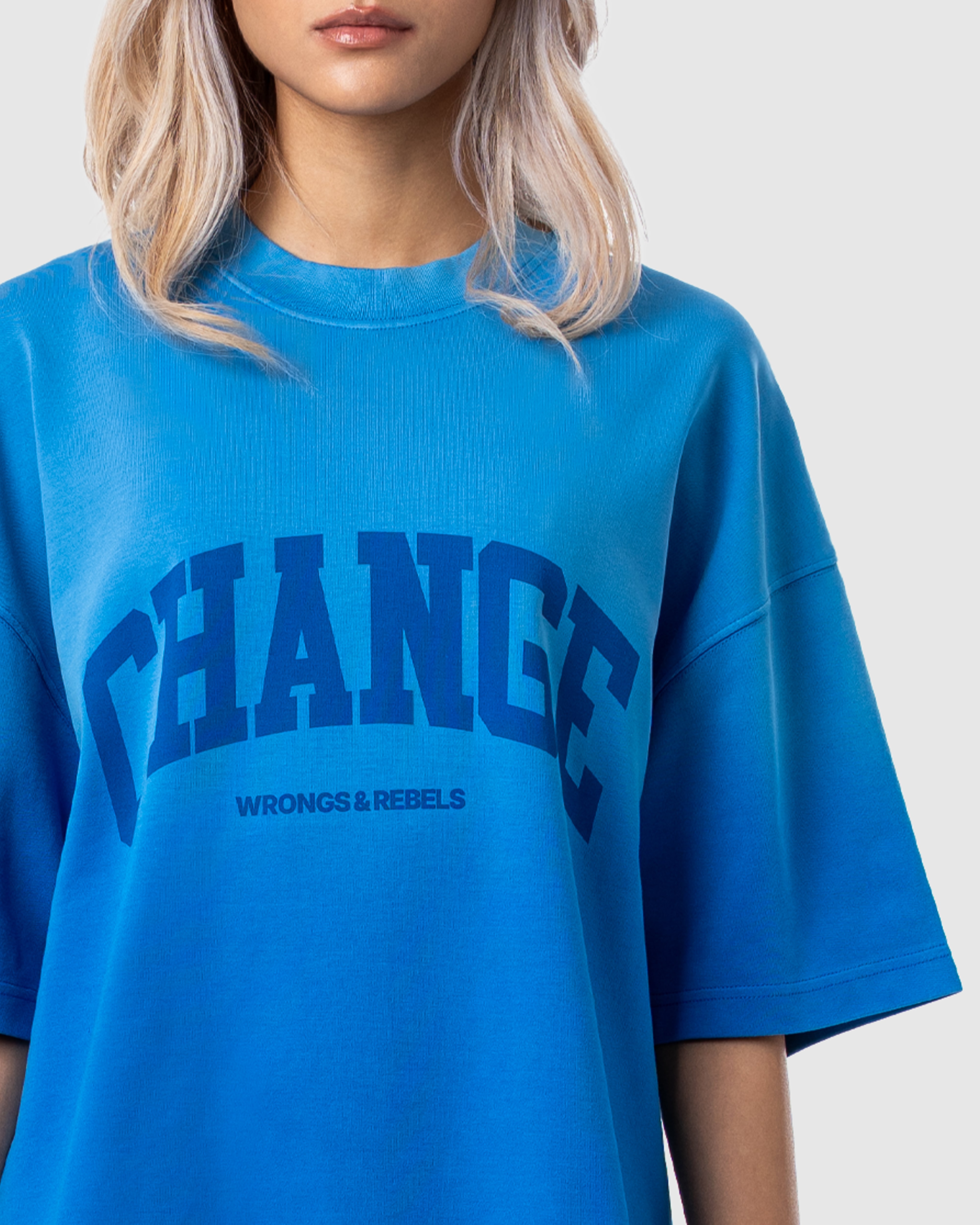 W&R Absolute Blue Boxy T-Shirt