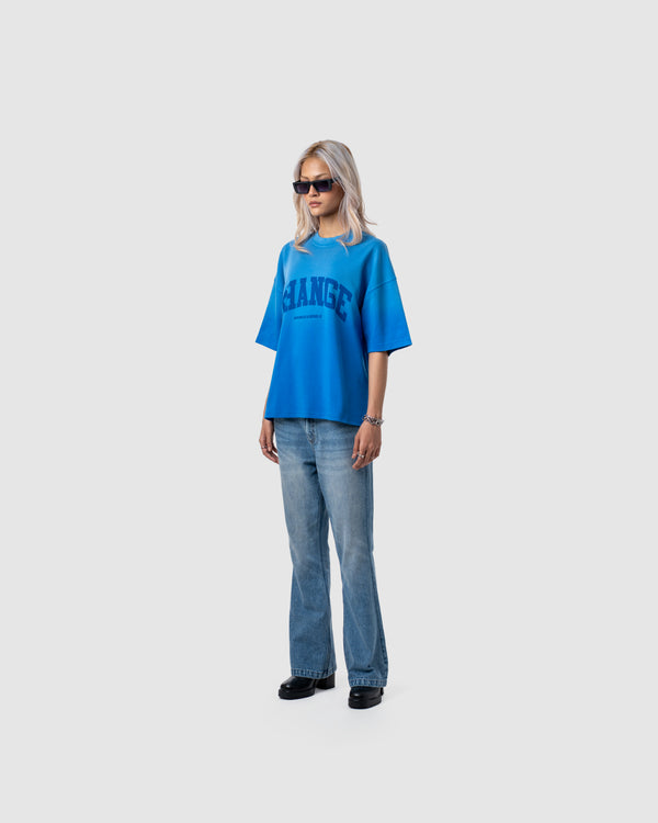 W&R Absolute Blue Boxy T-Shirt