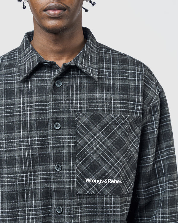 W&R Earth Boxy Check Shirt