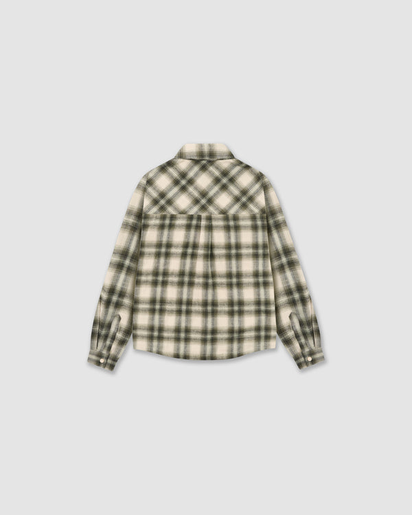 W&R Canvas Check Shacket