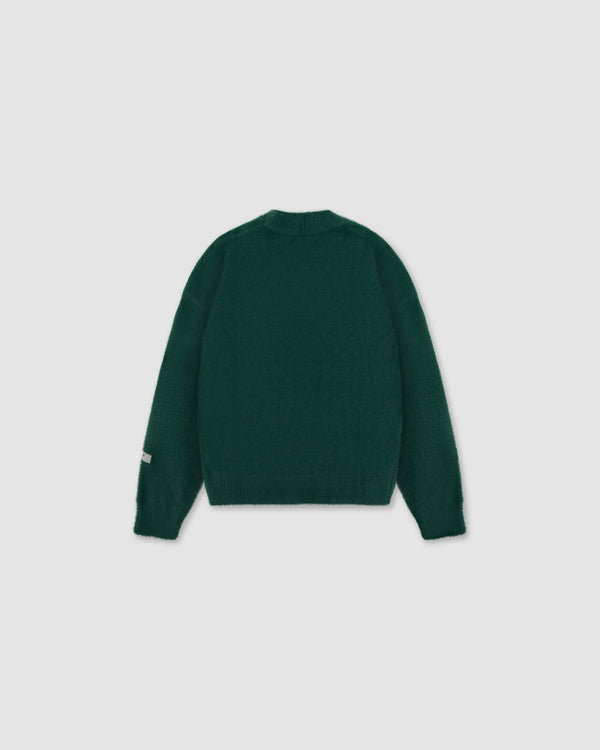 W&R Green Cat Feather Sweater