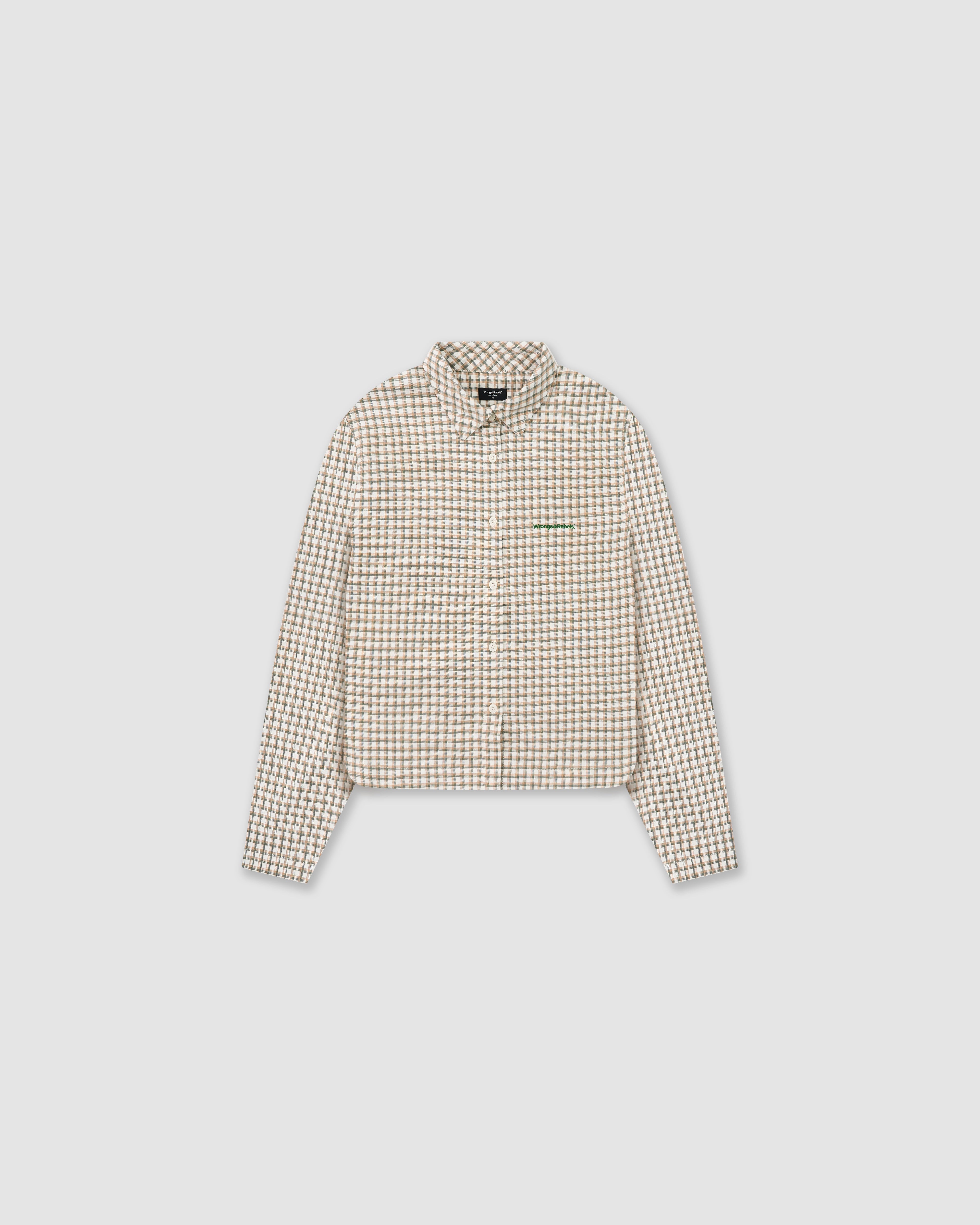 W&R Mint Check Overshirt (Women)