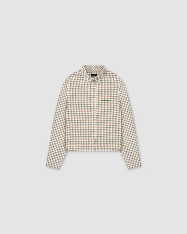 W&R Mint Check Overshirt (Women)