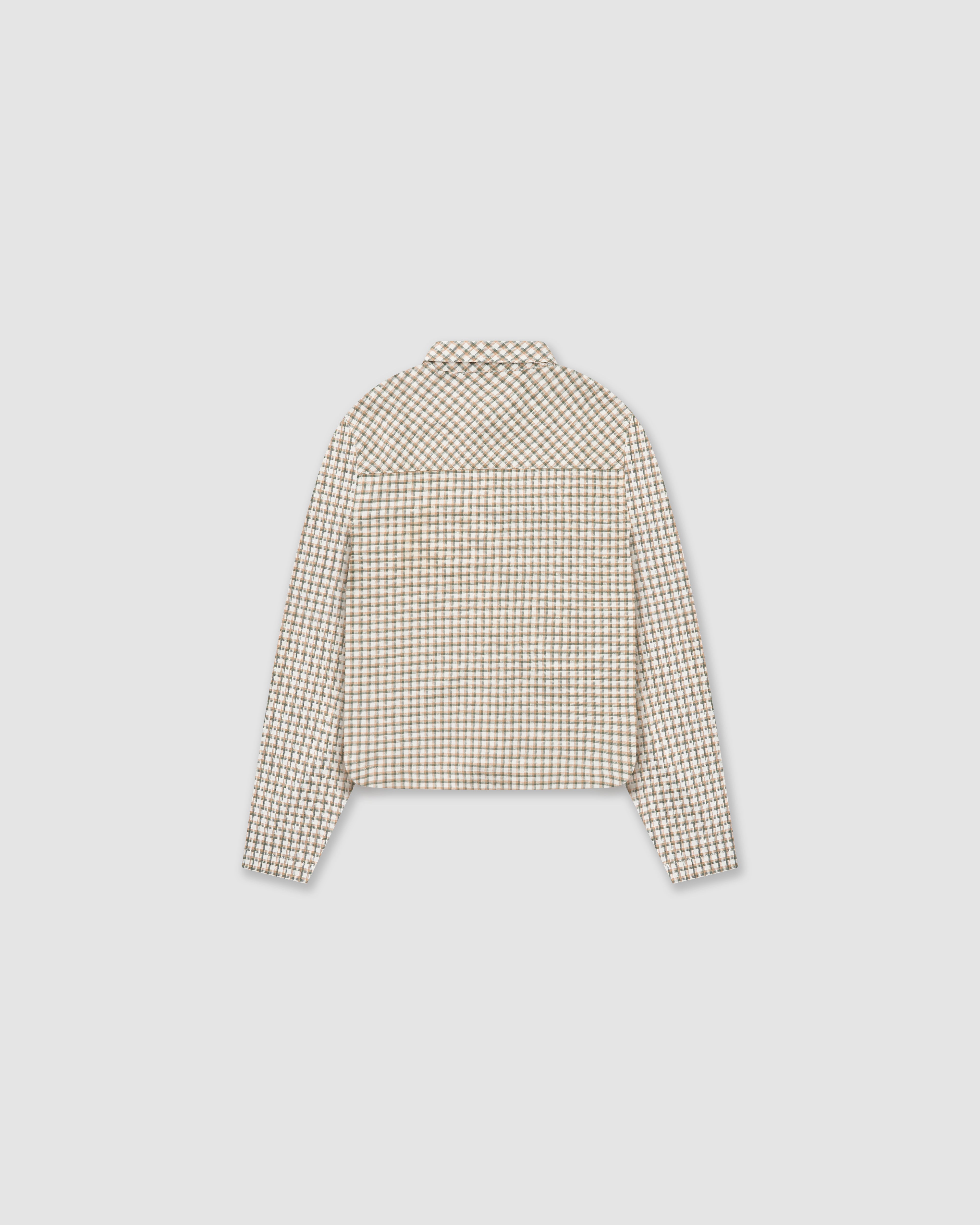 W&R Mint Check Overshirt (Women)