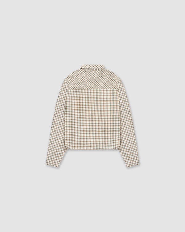 W&R Mint Check Overshirt (Women)