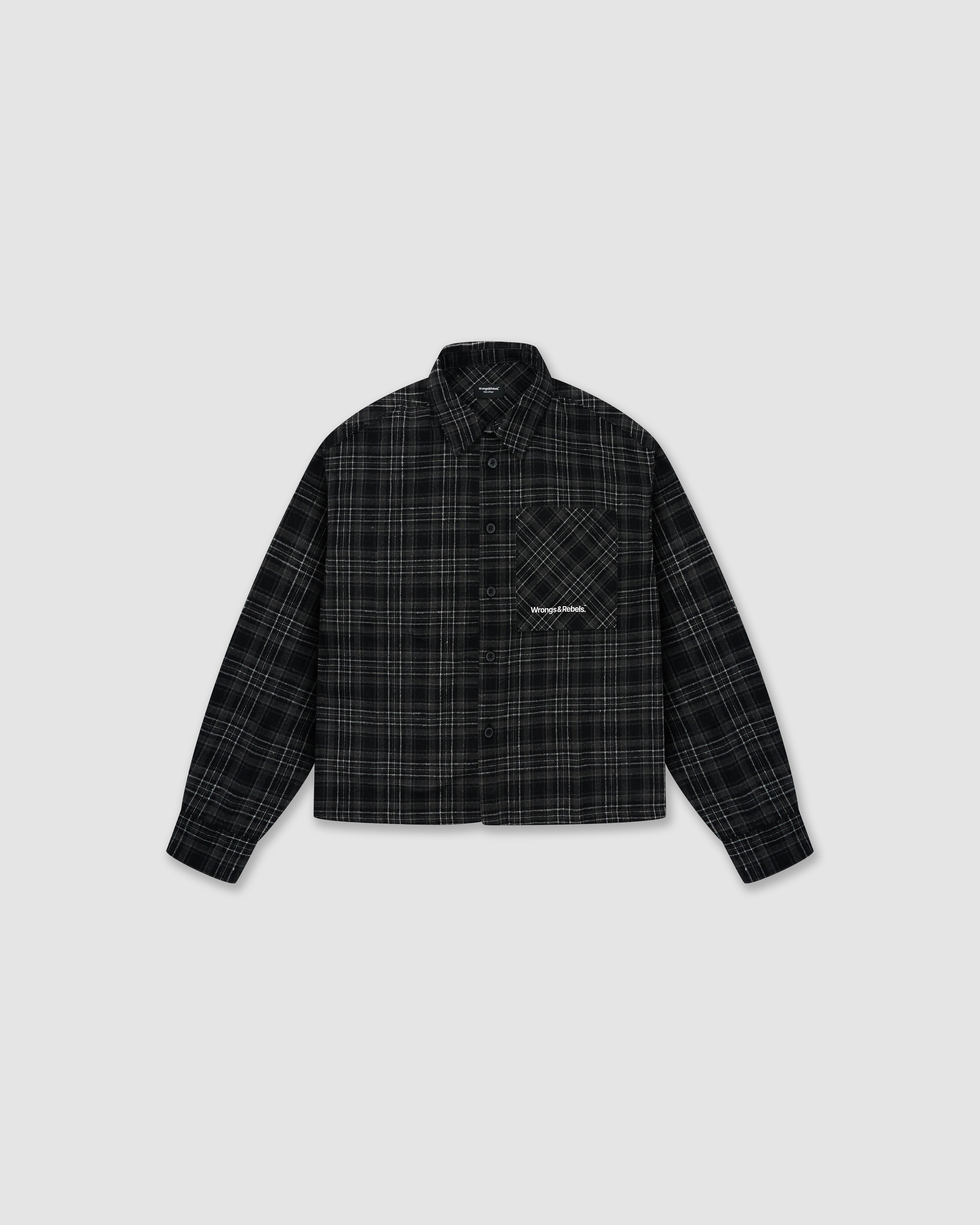 W&R Earth Boxy Check Shirt