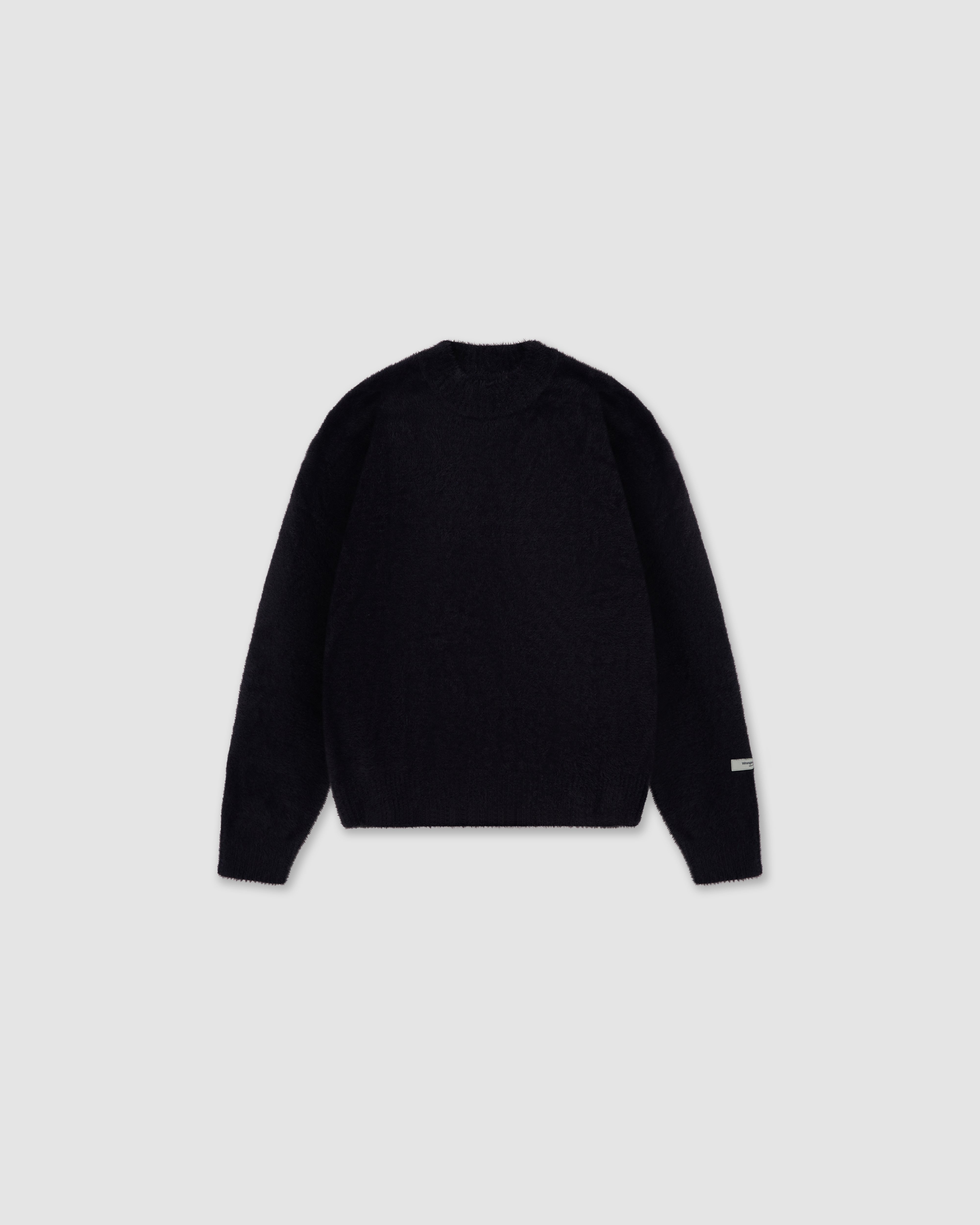 W&R Black Cat Feather Sweater
