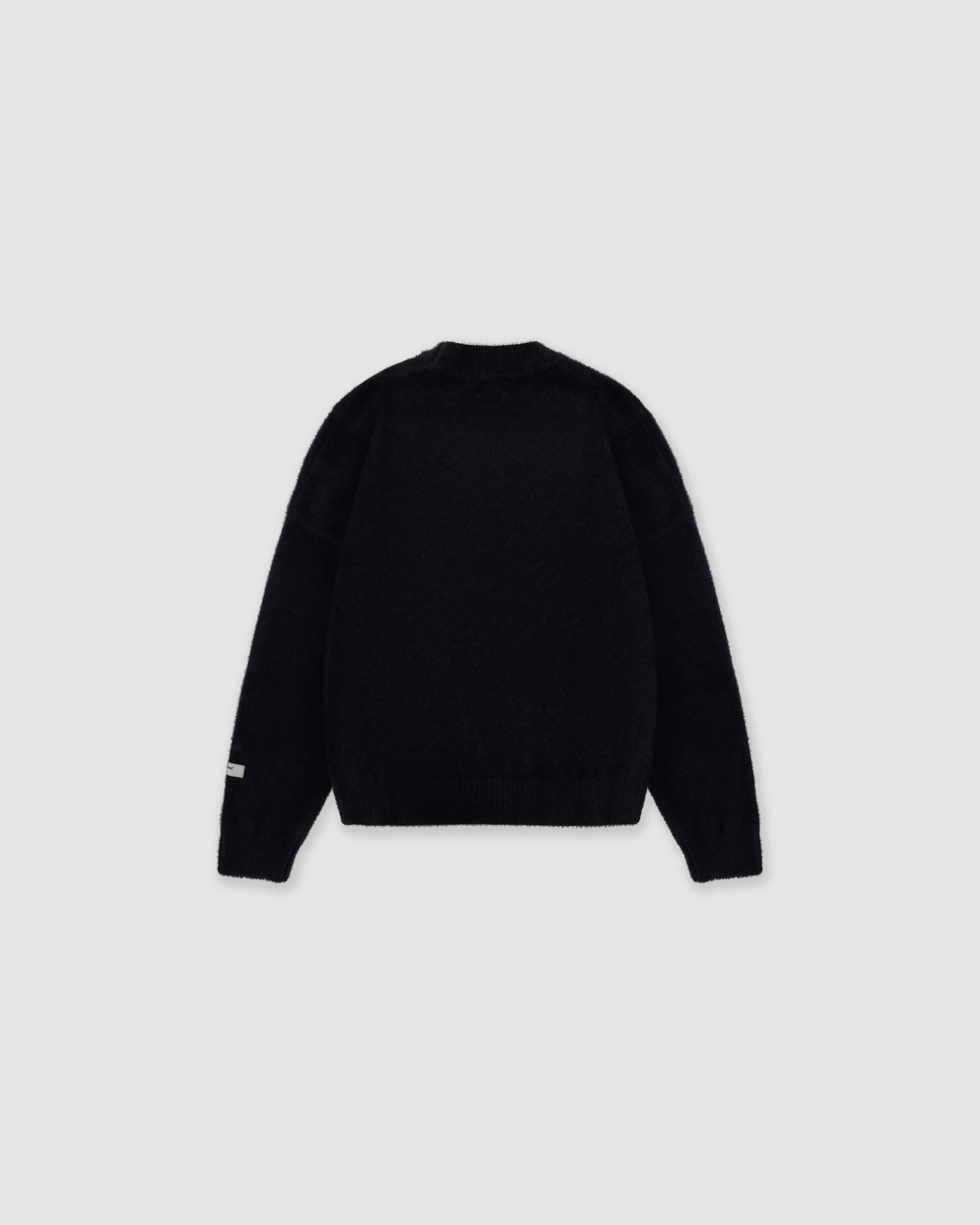 W&R Black Cat Feather Sweater