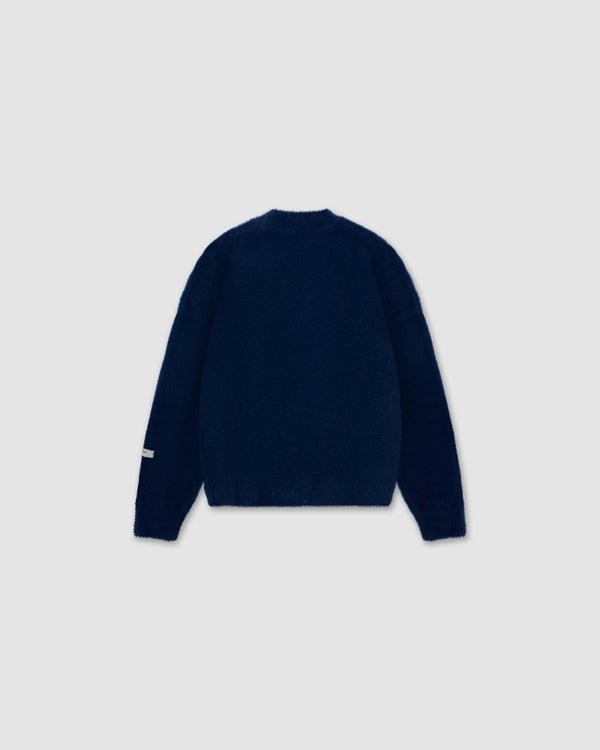 W&R Navy Cat Feather Sweater