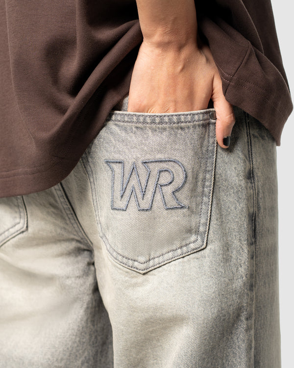 W&R Gray Straight Fit Pants