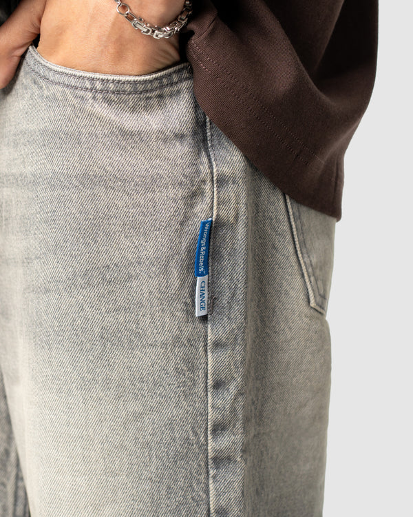 W&R Gray Straight Fit Pants