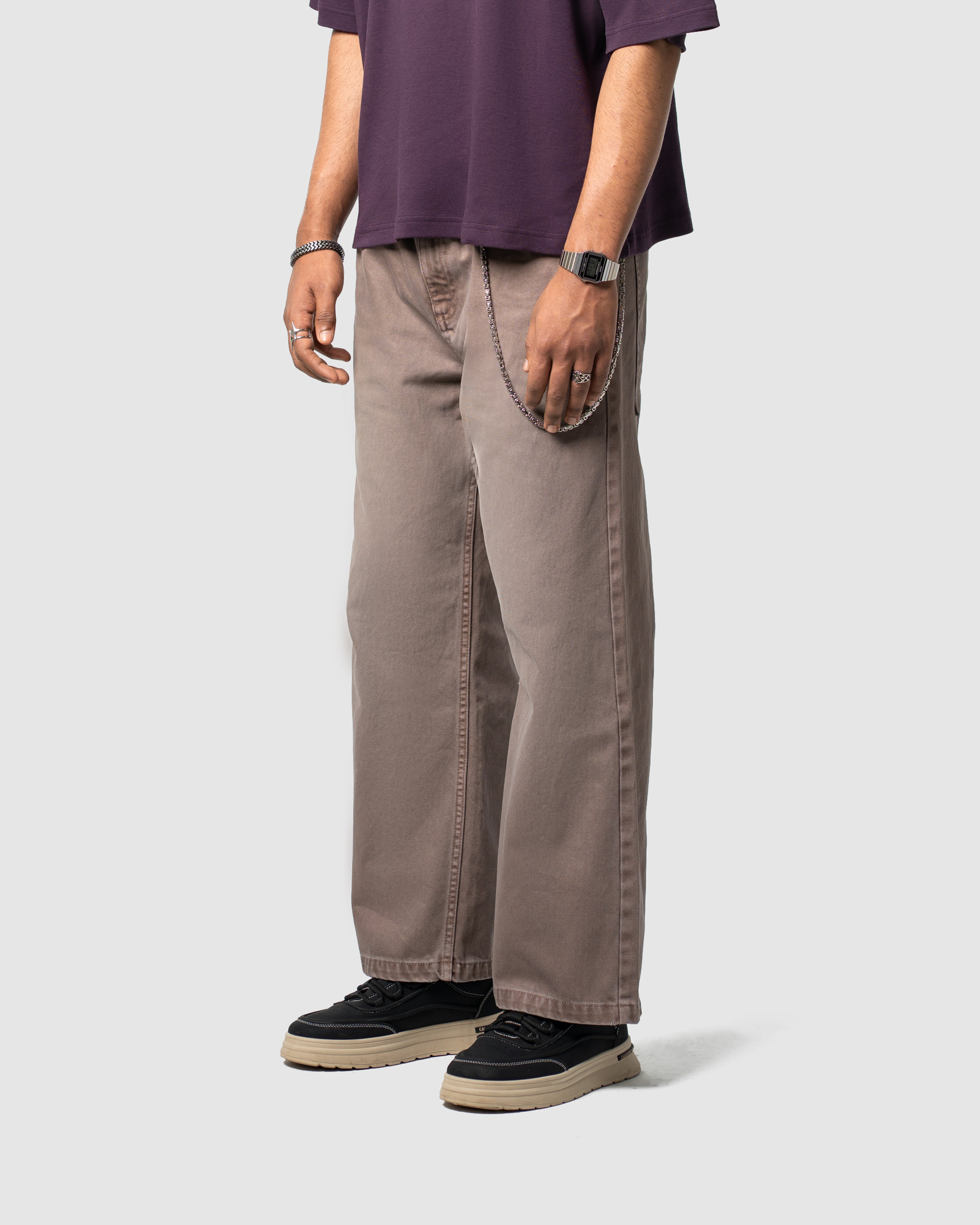 W&R Brown Baggy Pants