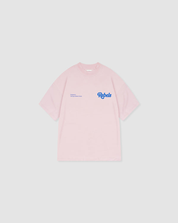 W&R Baby Pink Boxy T-Shirt