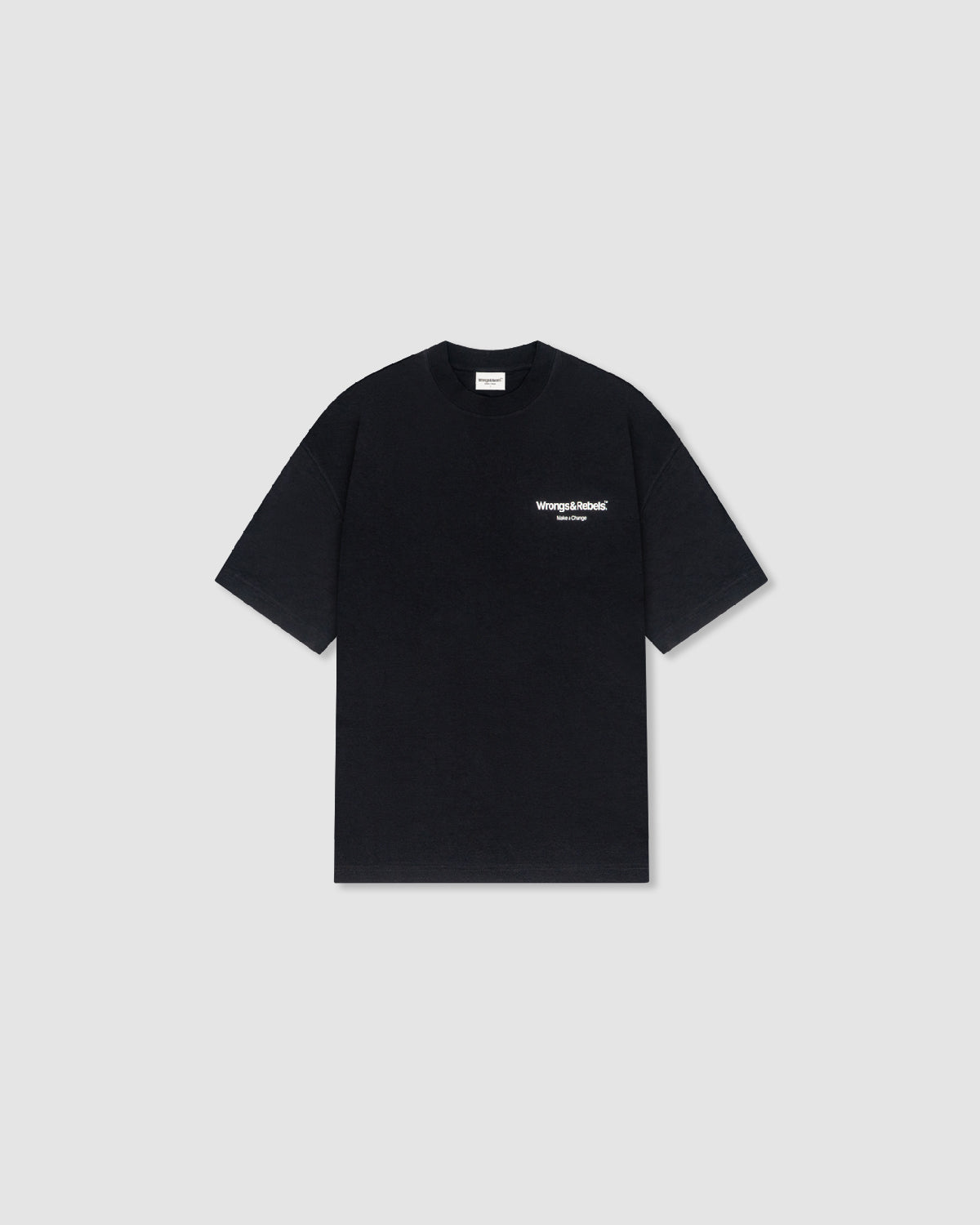 W&R Black Regular T-Shirt