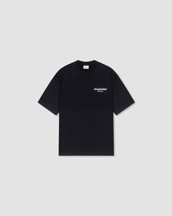 W&R Black Regular T-Shirt