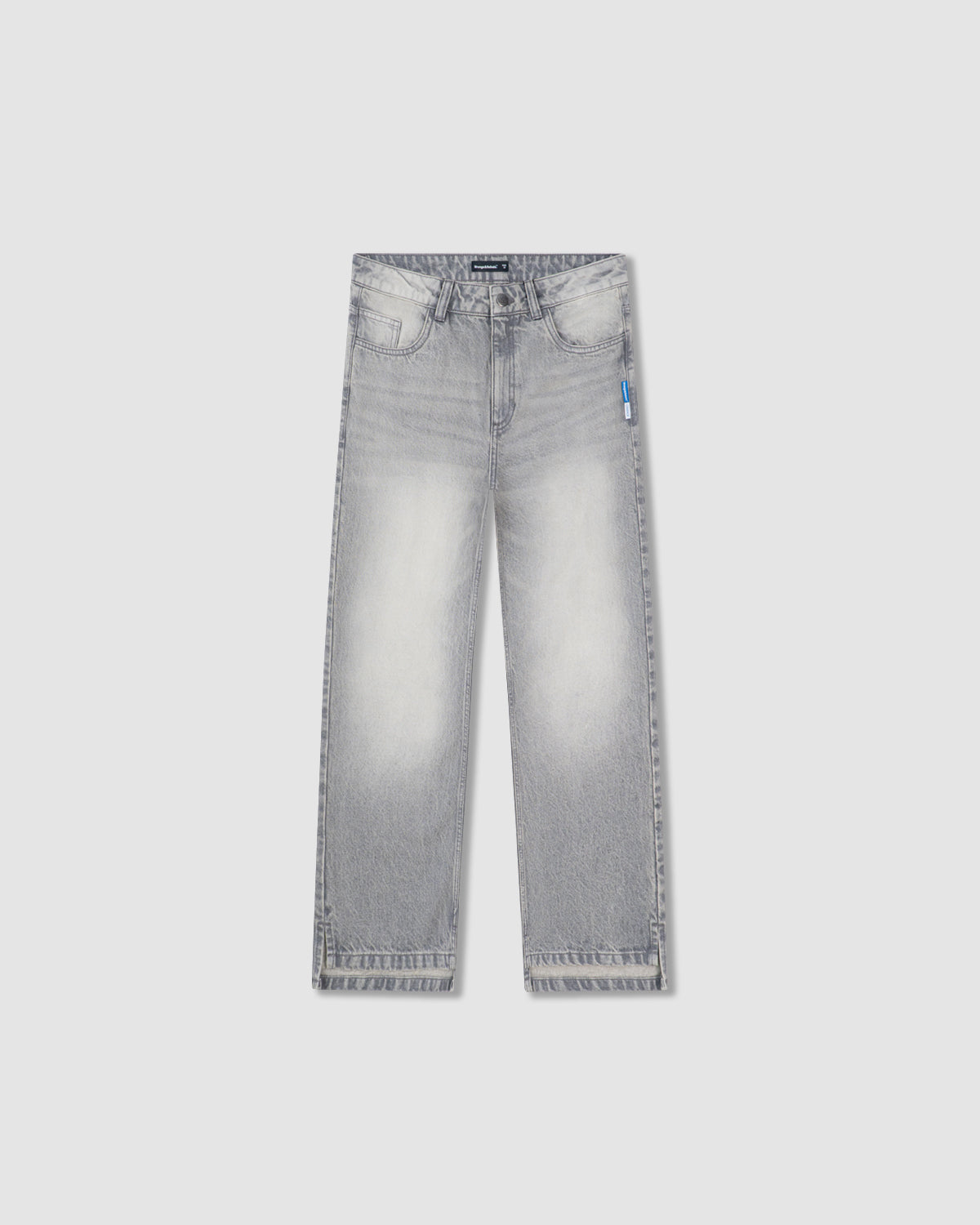 W&R Gray Straight Fit Pants