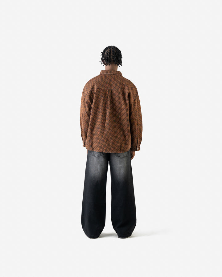W&R Caramel Dobby Shacket