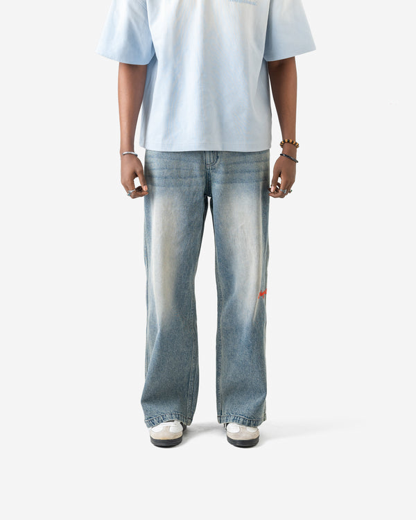 W&R Gray Fox Baggy Denim Pant