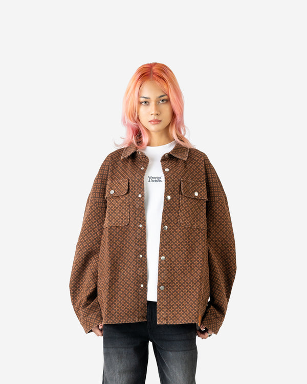 W&R Caramel Dobby Shacket