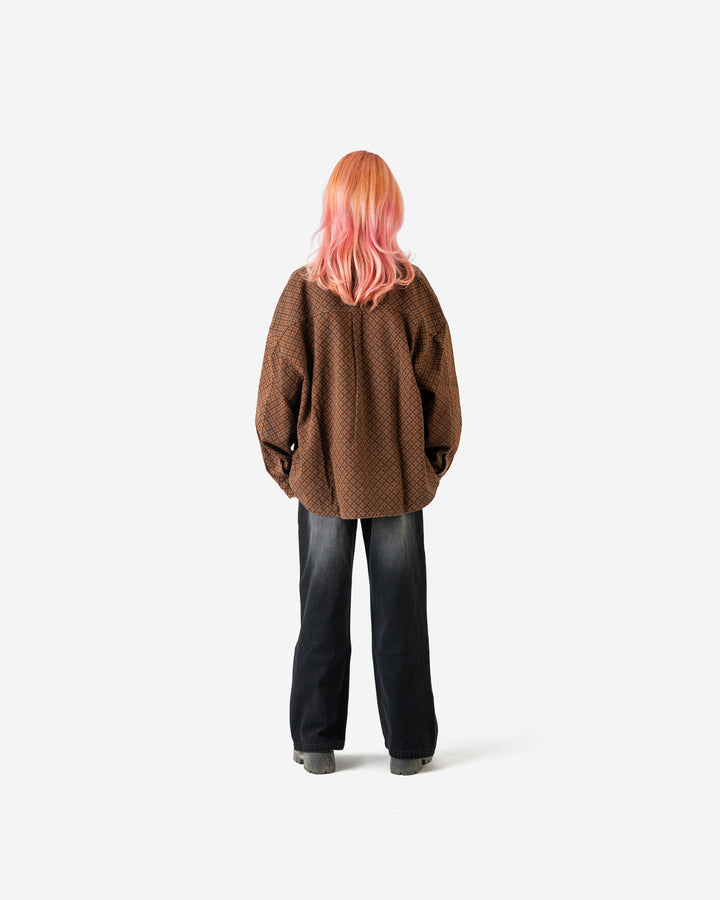 W&R Caramel Dobby Shacket