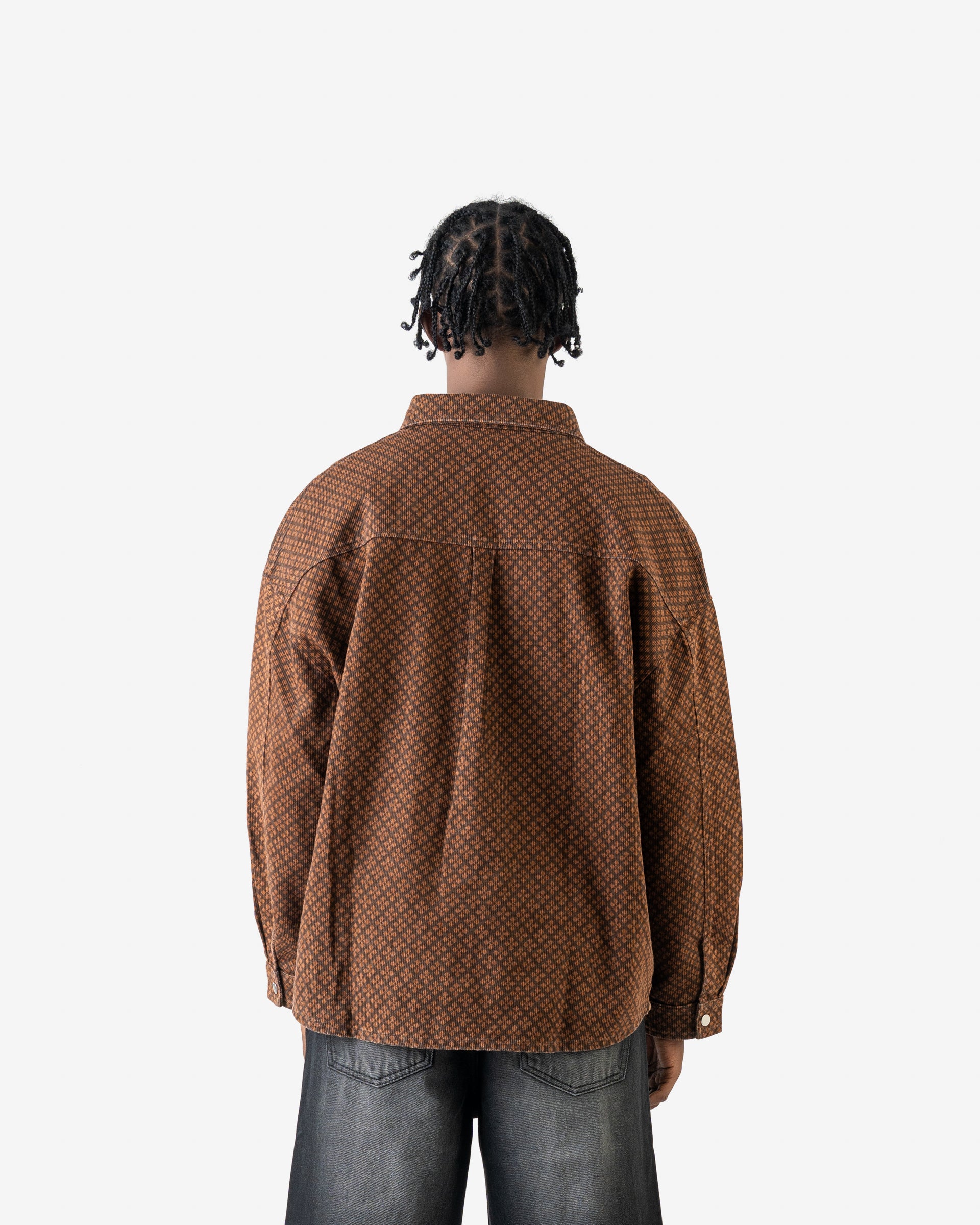W&R Caramel Dobby Shacket