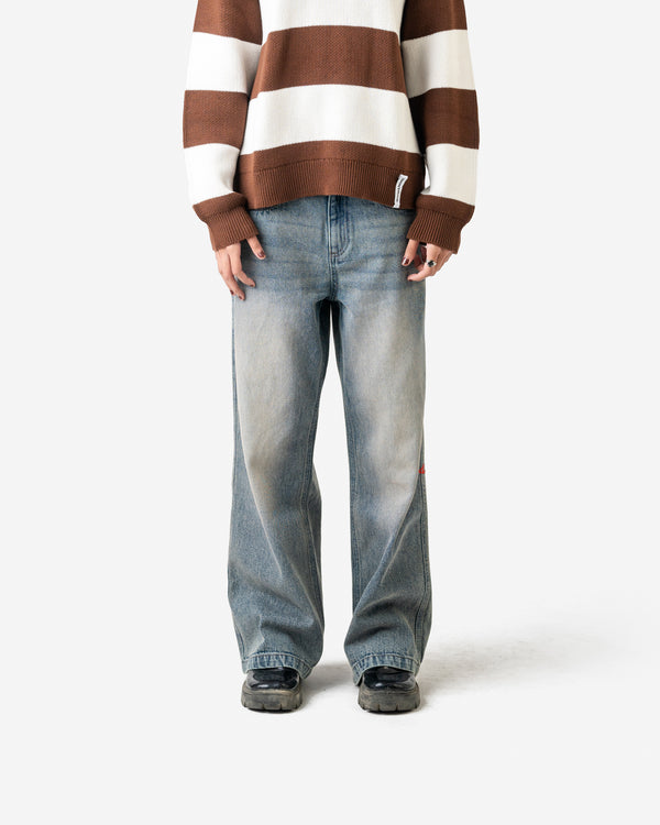 W&R Gray Fox Baggy Denim Pant