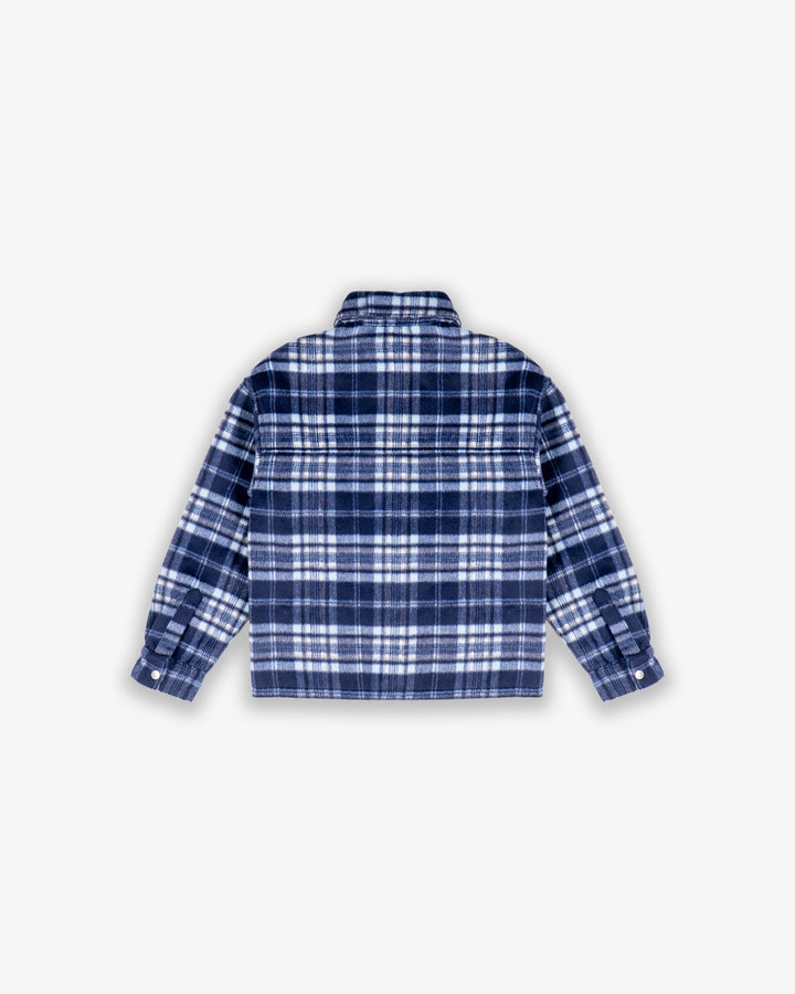 W&R Blue Stripe Flannel Shacket