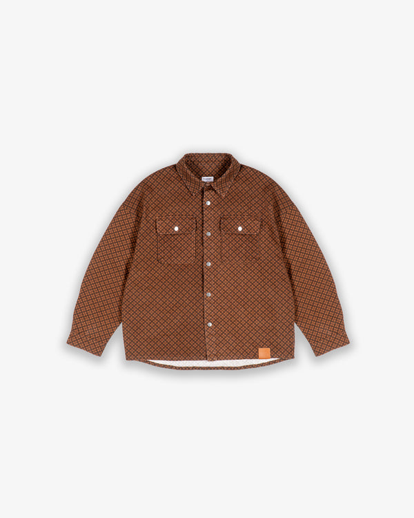 W&R Caramel Dobby Shacket