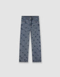 W&R Pin Stripe Baggy Pants