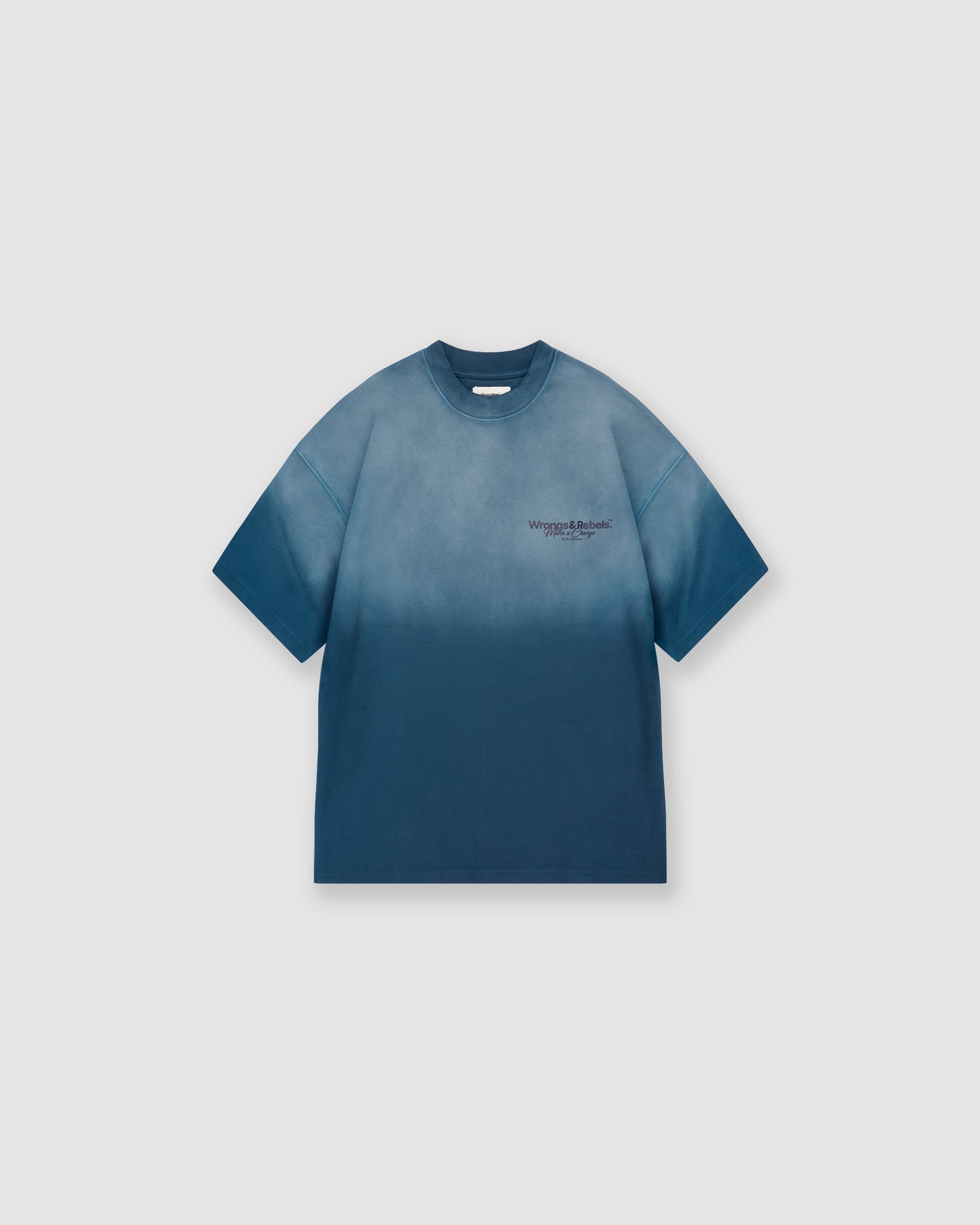 W&R Vintage Ocean Blue boxy T-shirt