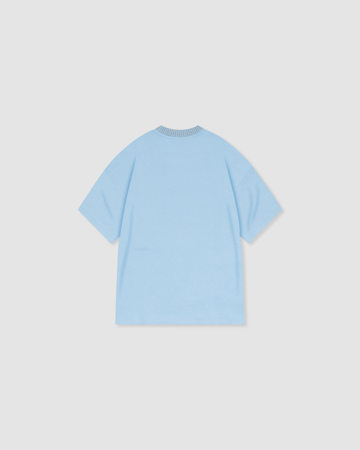 W&R Sky Knit Collar Boxy T-Shirt