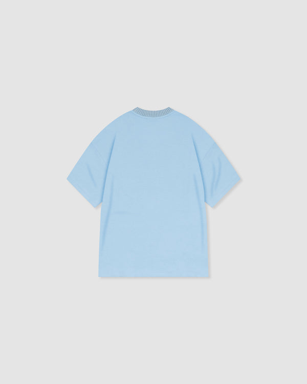 W&R Sky Knit Collar Boxy T-Shirt