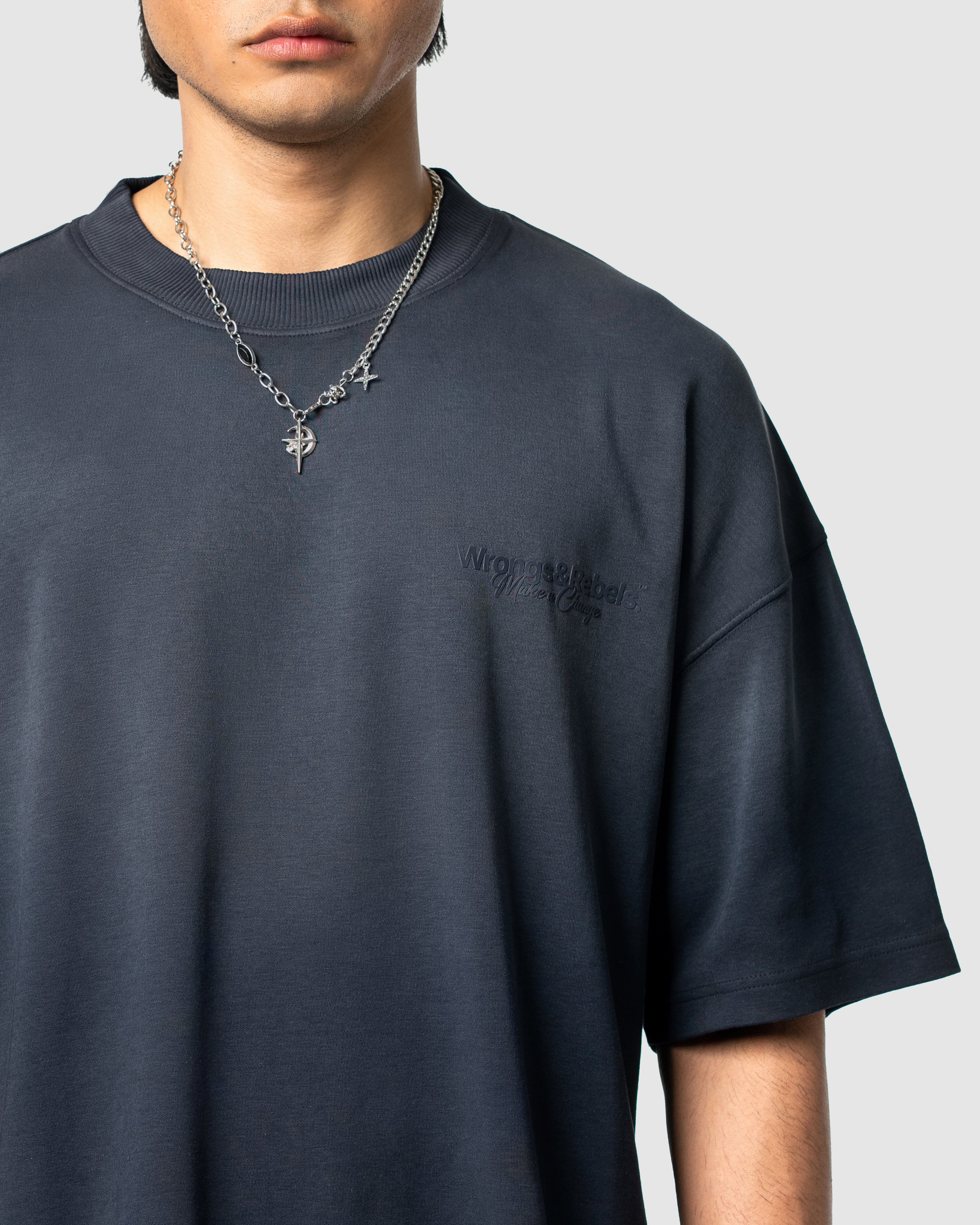W&R Light Wash Dark Blue T-shirt