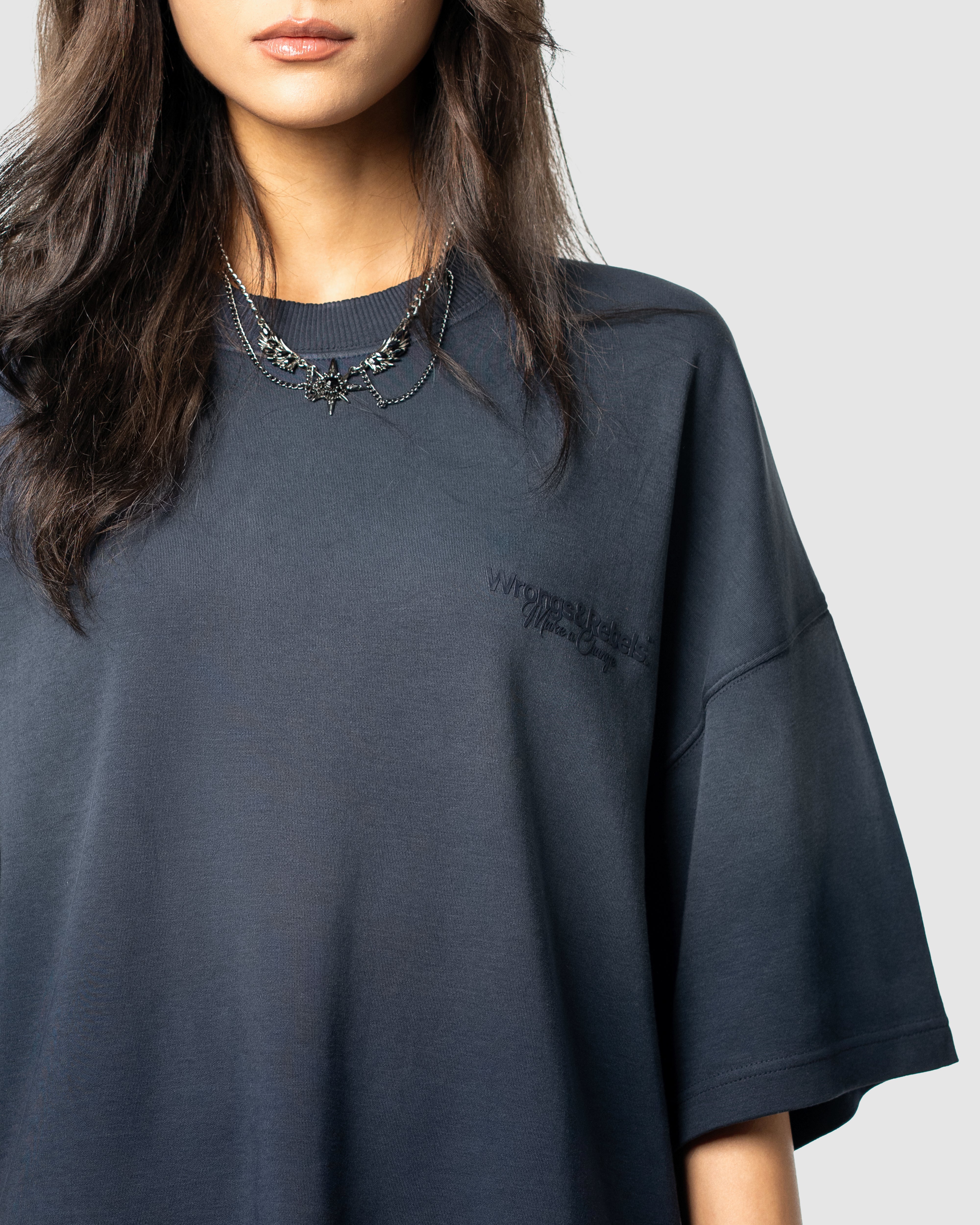 W&R Light Wash Dark Blue T-shirt
