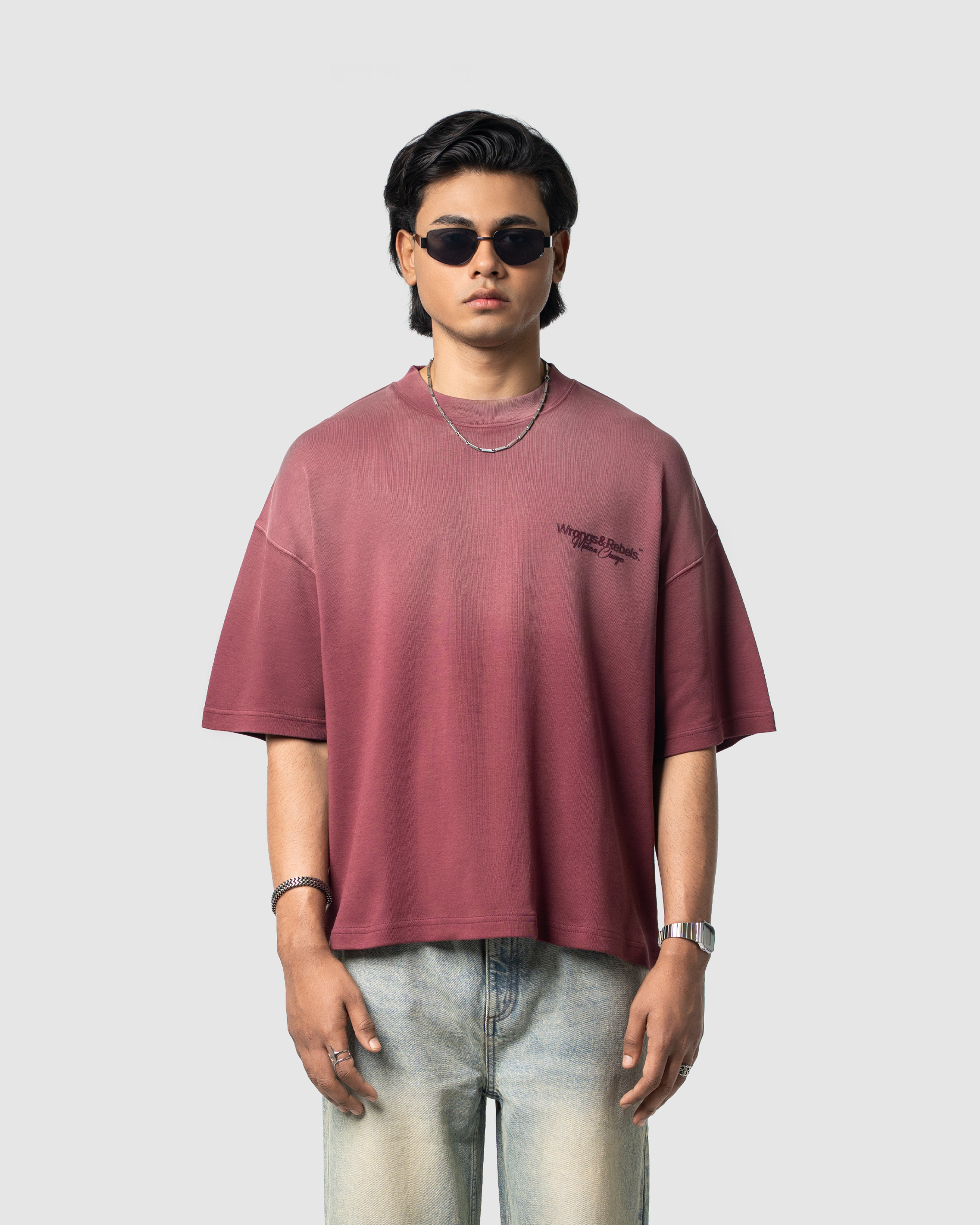 W&R Light Wash Fig T-shirt