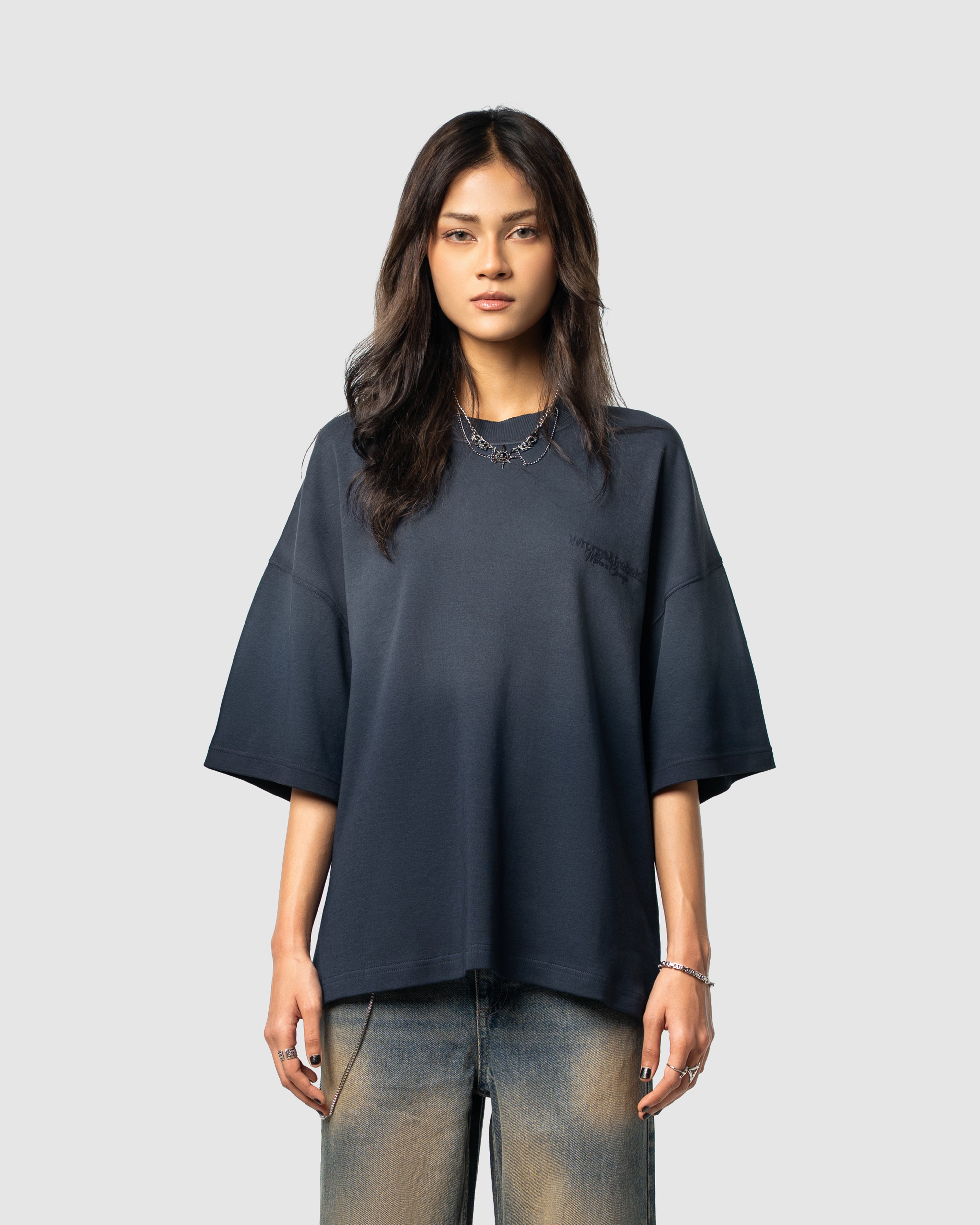 W&R Light Wash Dark Blue T-shirt