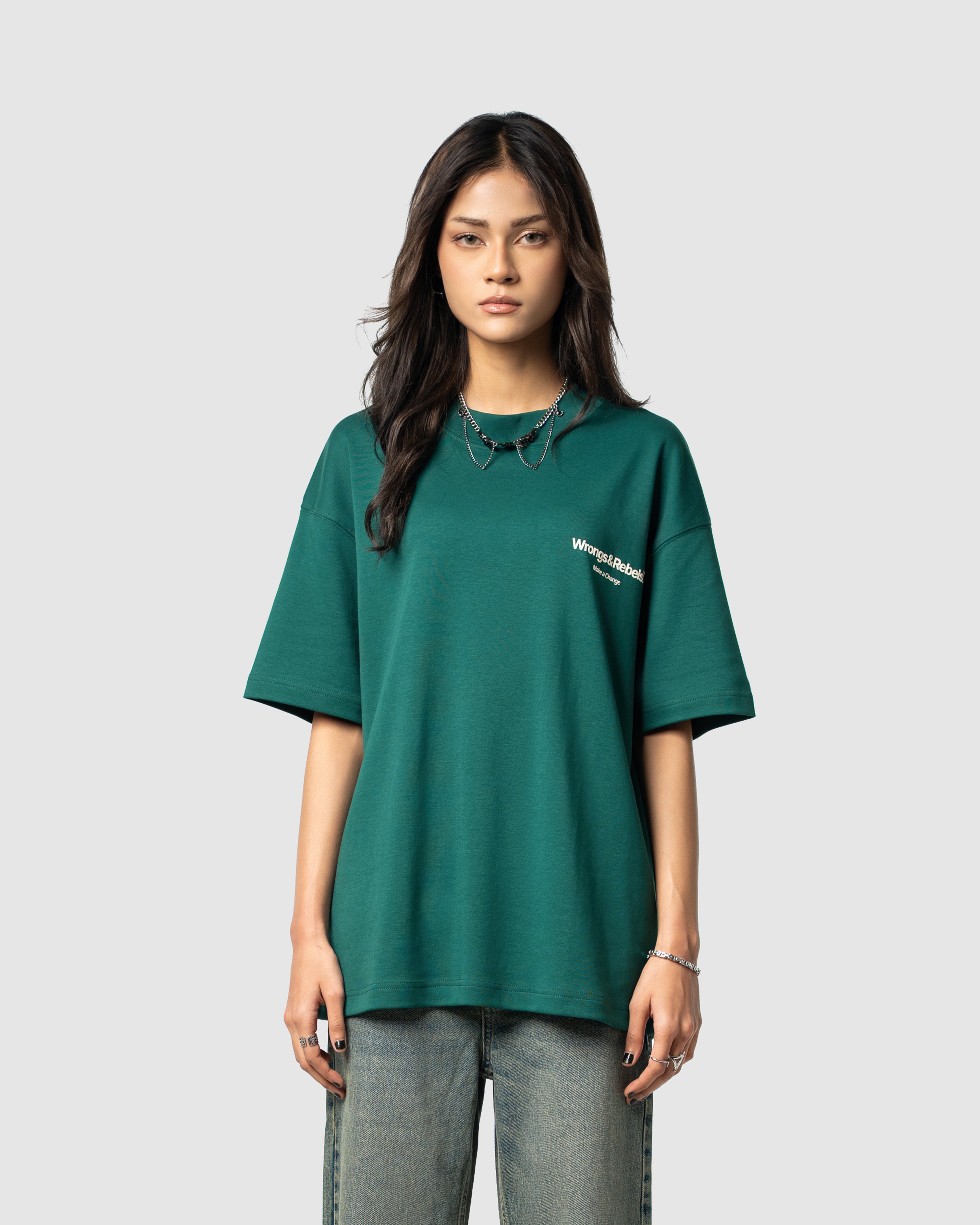 W&R Green Regular T-Shirt