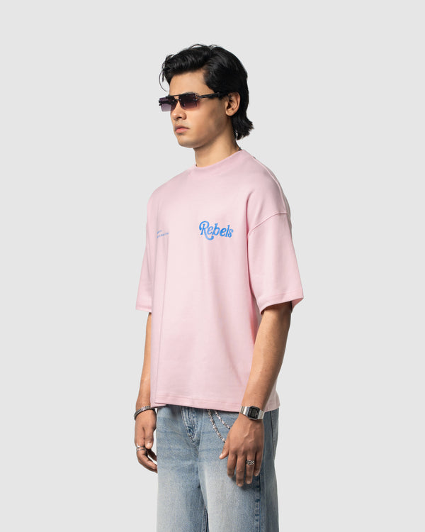 W&R Baby Pink Boxy T-Shirt