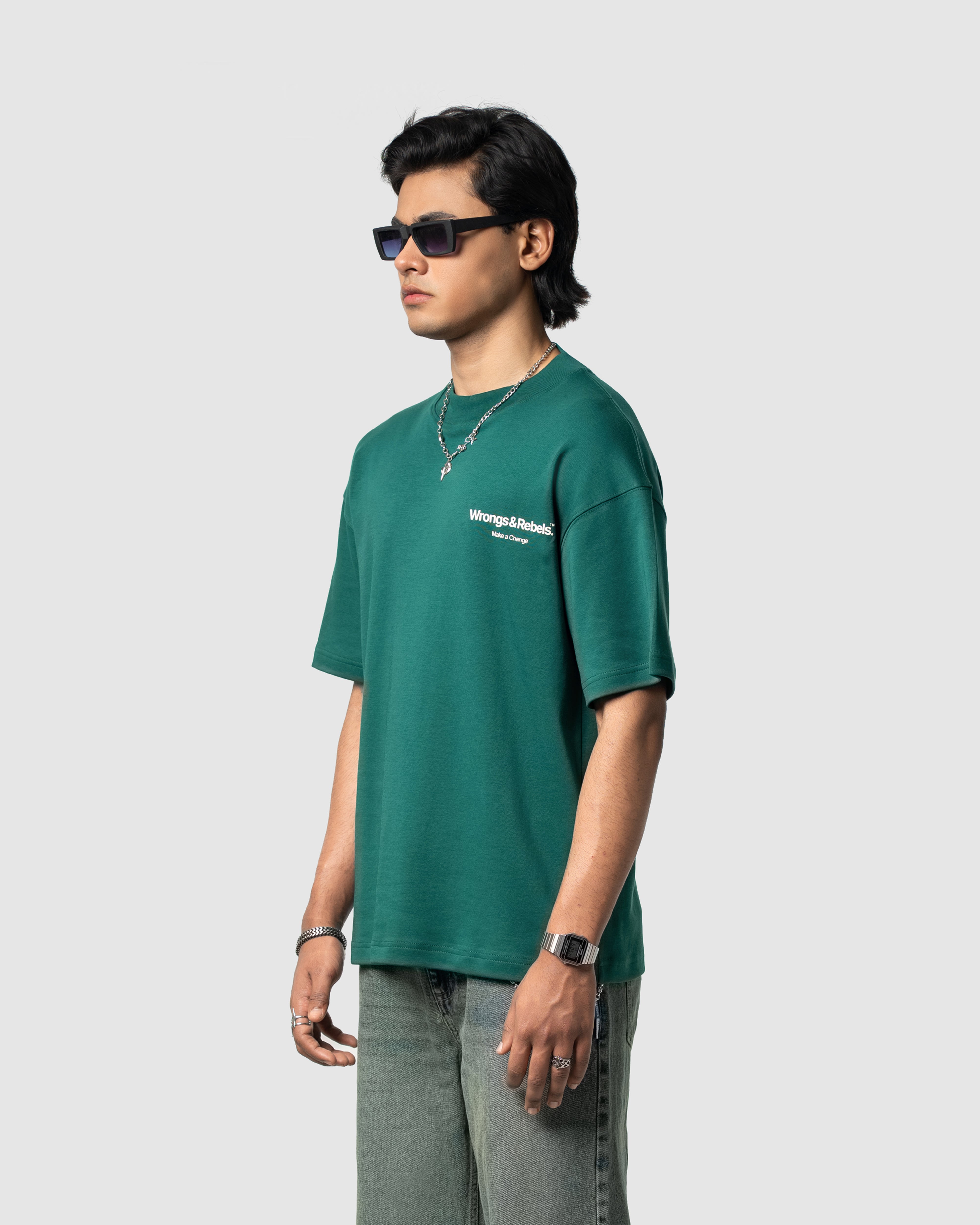 W&R Green Regular T-Shirt