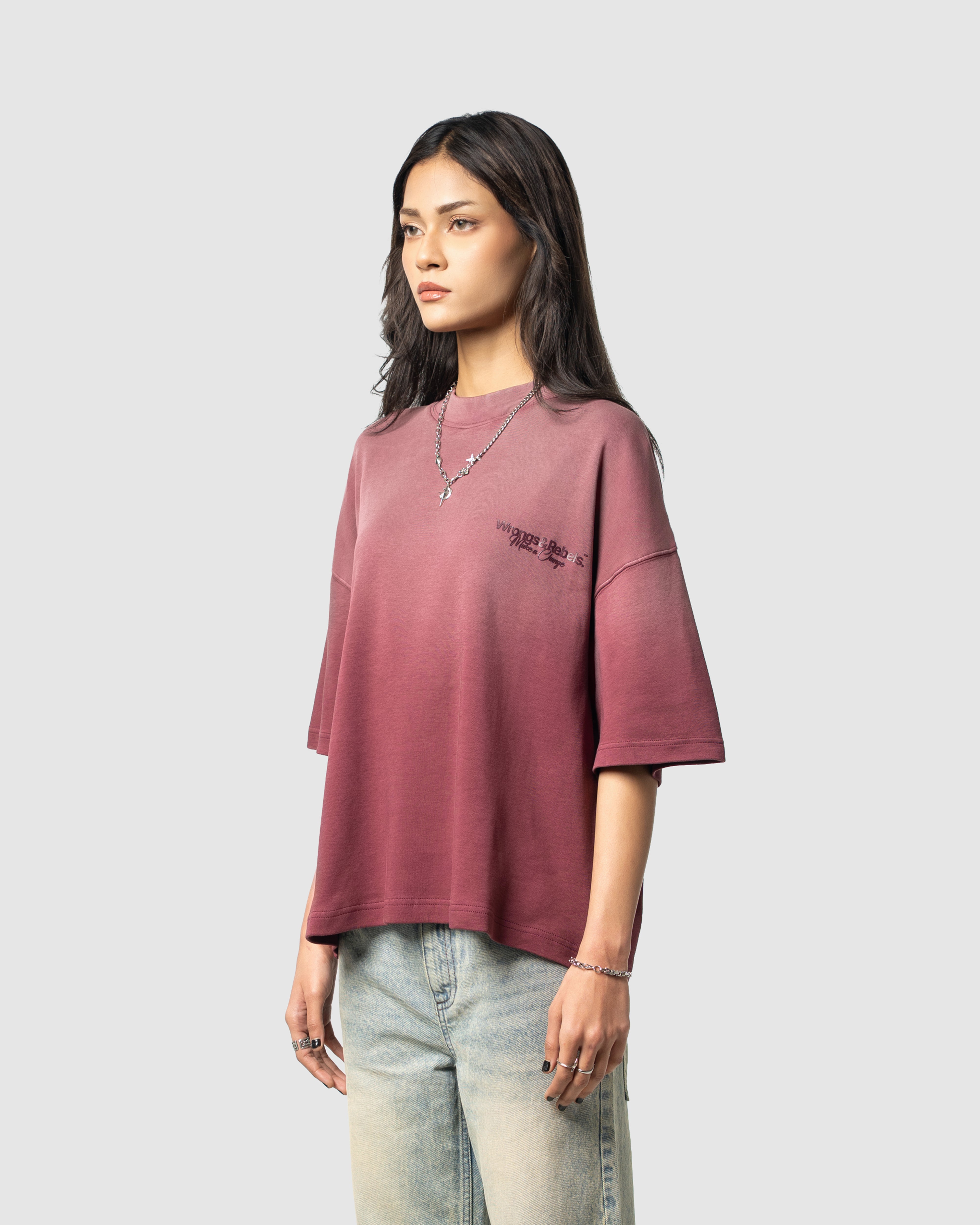W&R Light Wash Fig T-shirt