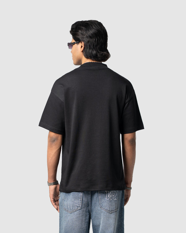 W&R Black Regular T-Shirt