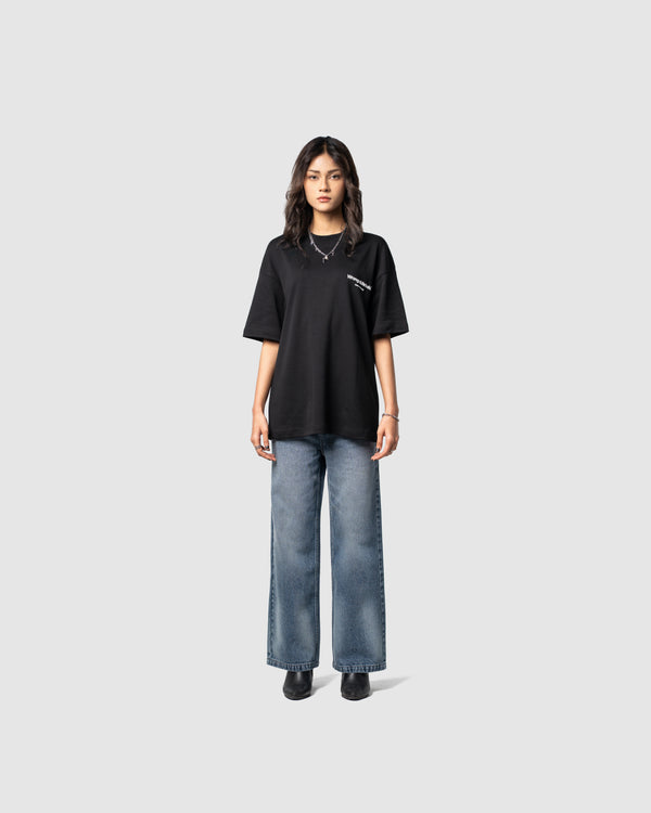 W&R Black Regular T-Shirt
